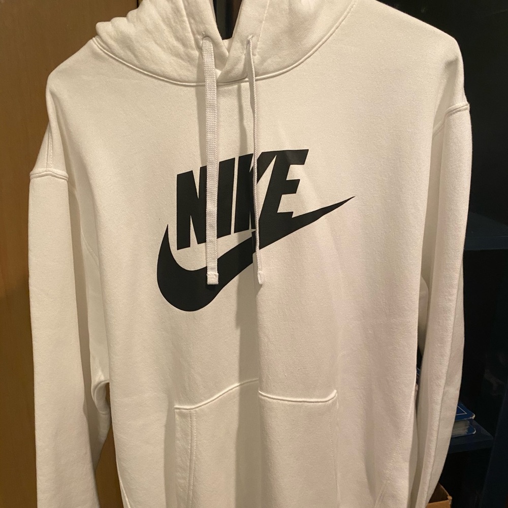 White and Black Large Nike Sweatshirt
